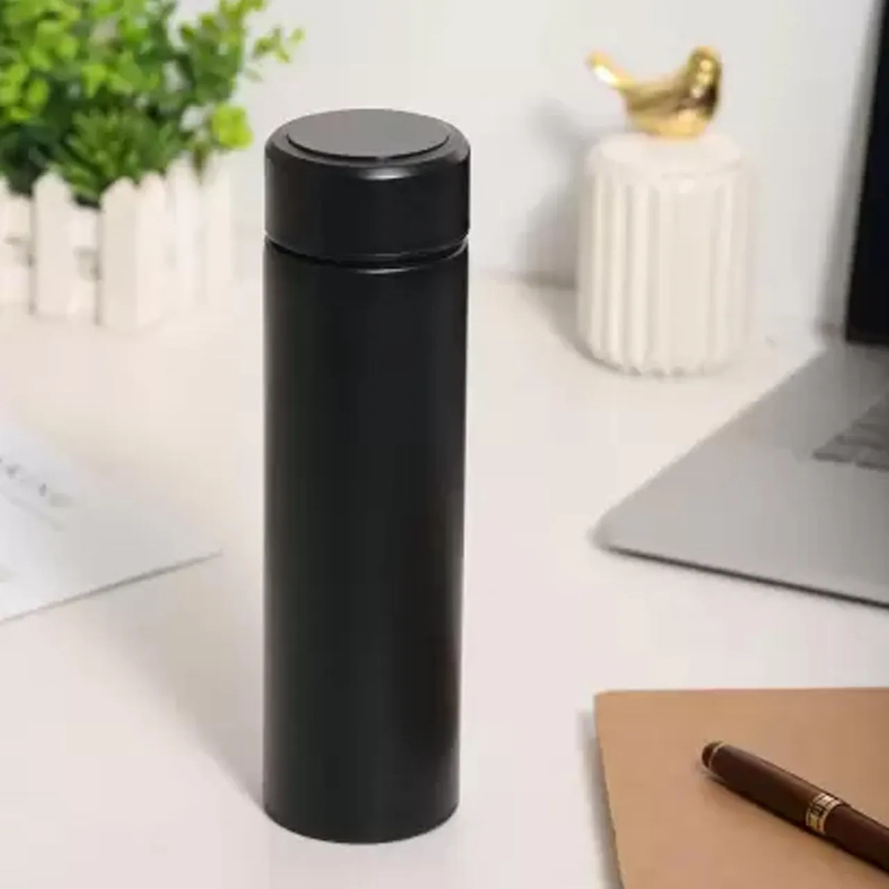 0726A SMART VACUUM INSULATED WATER BOTTLE WITH LED TEMPERATURE DISPLAY ( B Grade Brown Box )