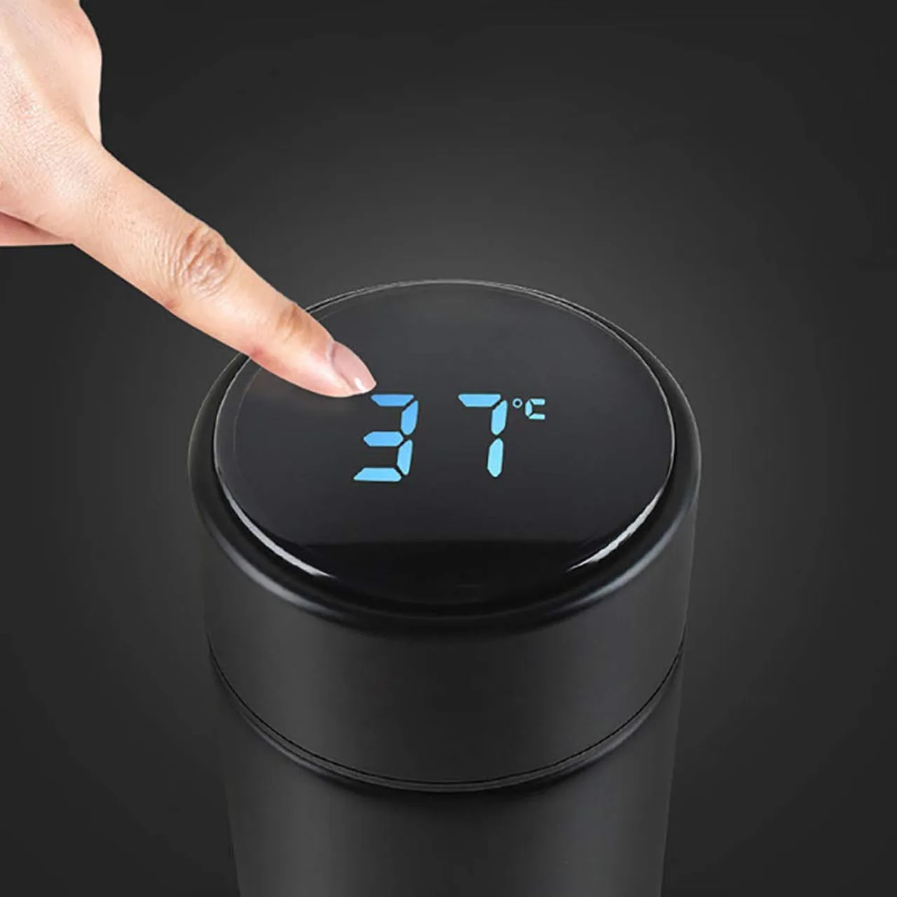 0726A SMART VACUUM INSULATED WATER BOTTLE WITH LED TEMPERATURE DISPLAY ( B Grade Brown Box )