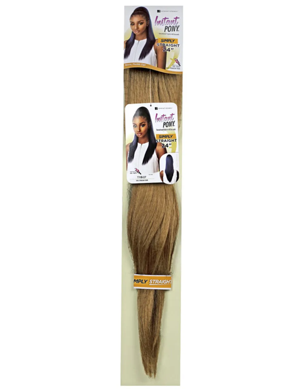 100% Heat-Safe Fibre Instant Pony Simply Straight 24"