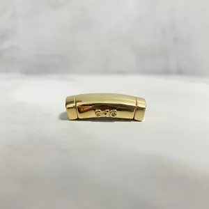 10K Yellow Gold Plain Sleek Lock / 8.6gr / 11mm / 0.7in