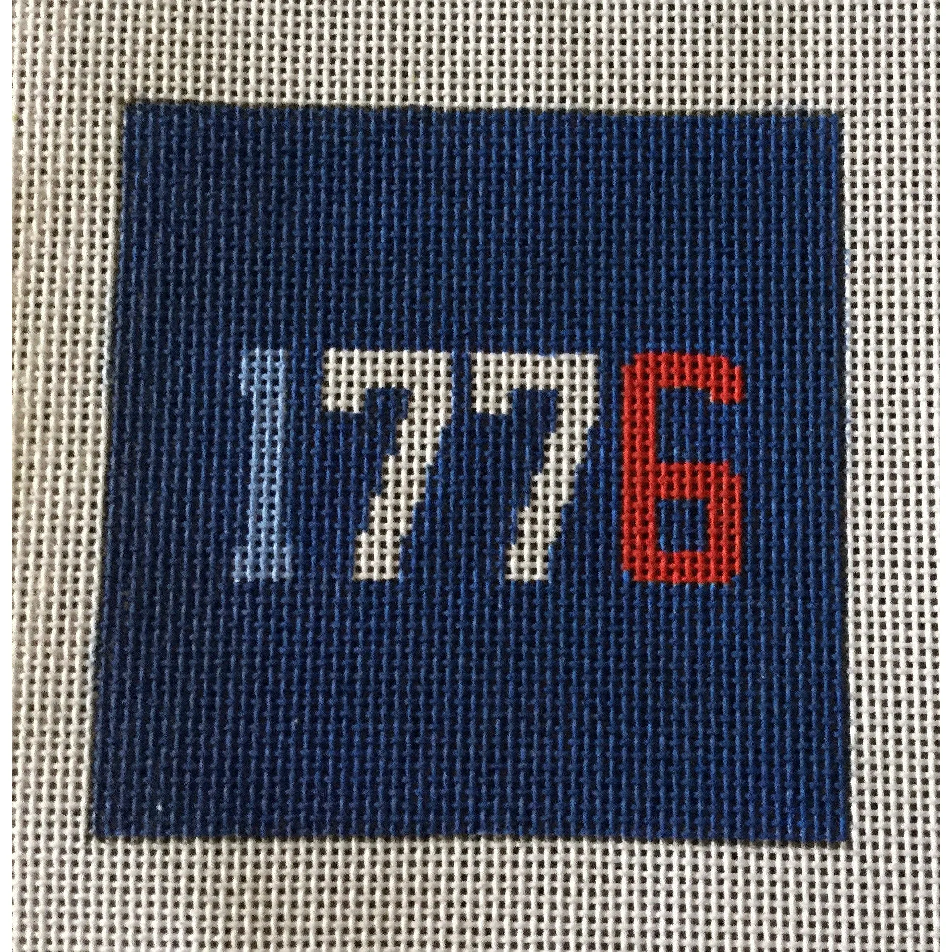 1776 4 1/2" Square Canvas