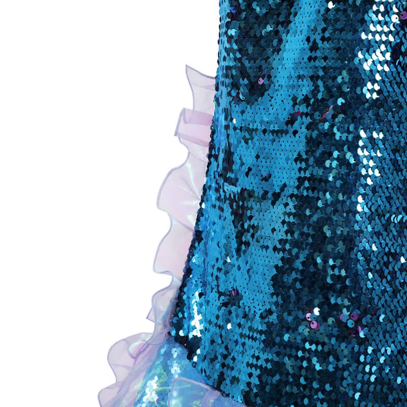 2023 Ariel Dress Costume Little Mermaid Ariel Blue Dress Cosplay Costumes