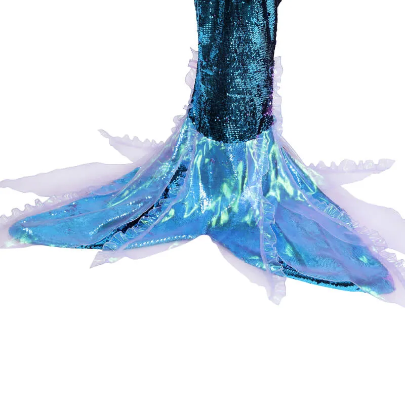 2023 Ariel Dress Costume Little Mermaid Ariel Blue Dress Cosplay Costumes