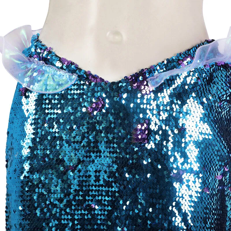 2023 Ariel Dress Costume Little Mermaid Ariel Blue Dress Cosplay Costumes