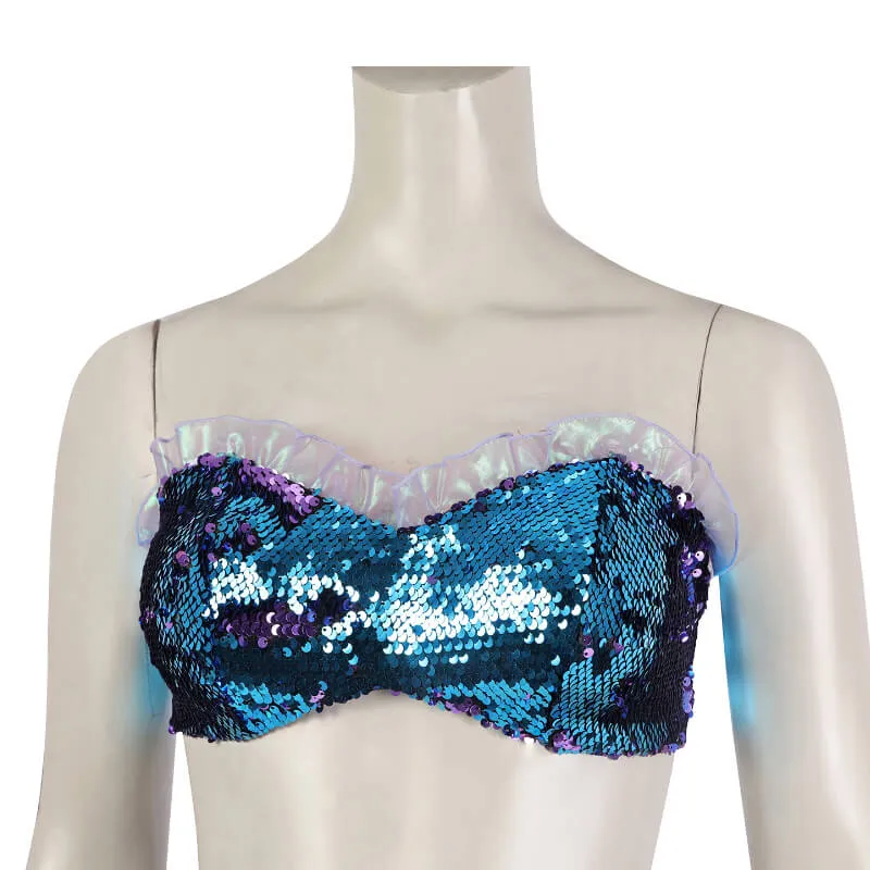 2023 Ariel Dress Costume Little Mermaid Ariel Blue Dress Cosplay Costumes