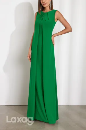 22807 - A-Line Round Sleeveless Elegant Cocktail Party Formal Evening Dress
