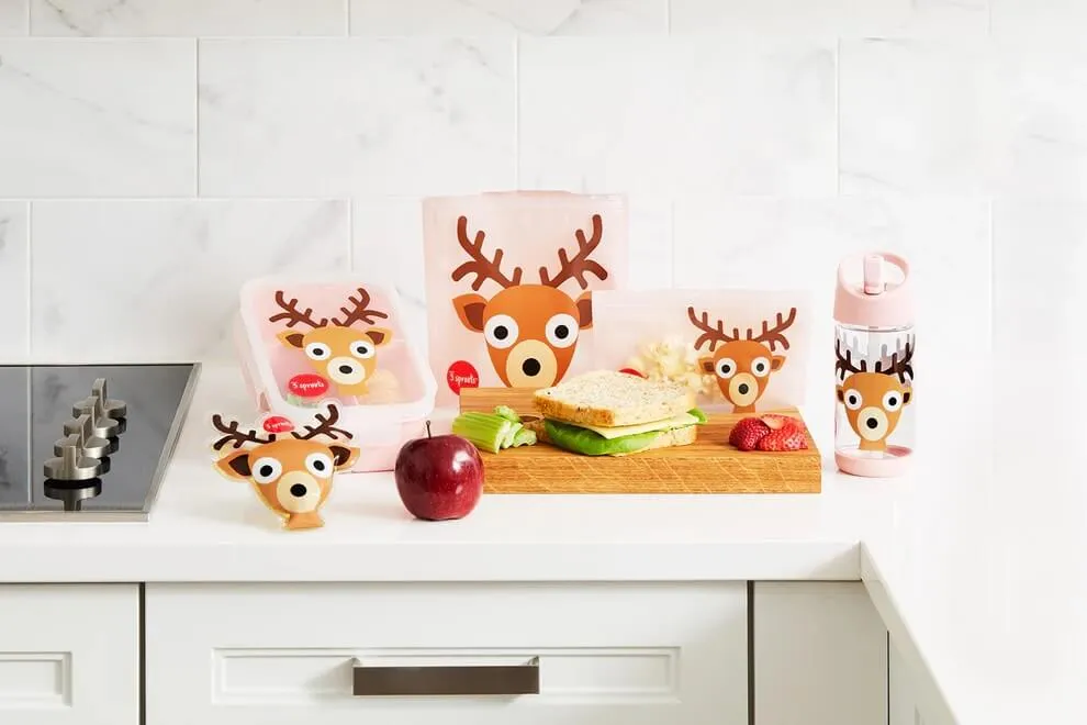 3 Sprouts Water Bottle (Deer)
