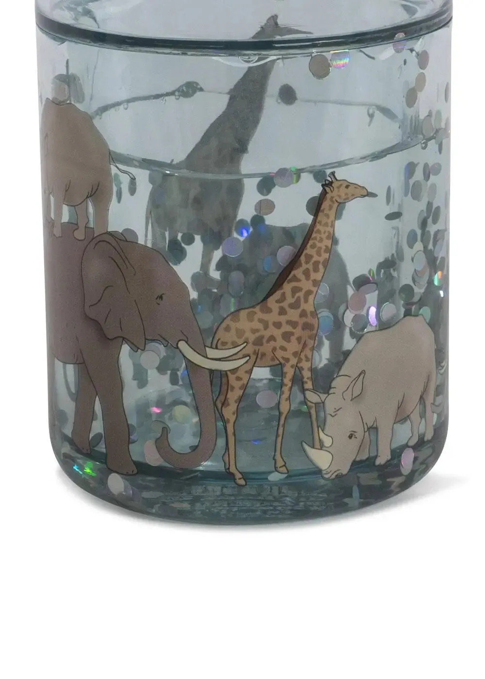 4 pack Glitter cups - Blue Mix