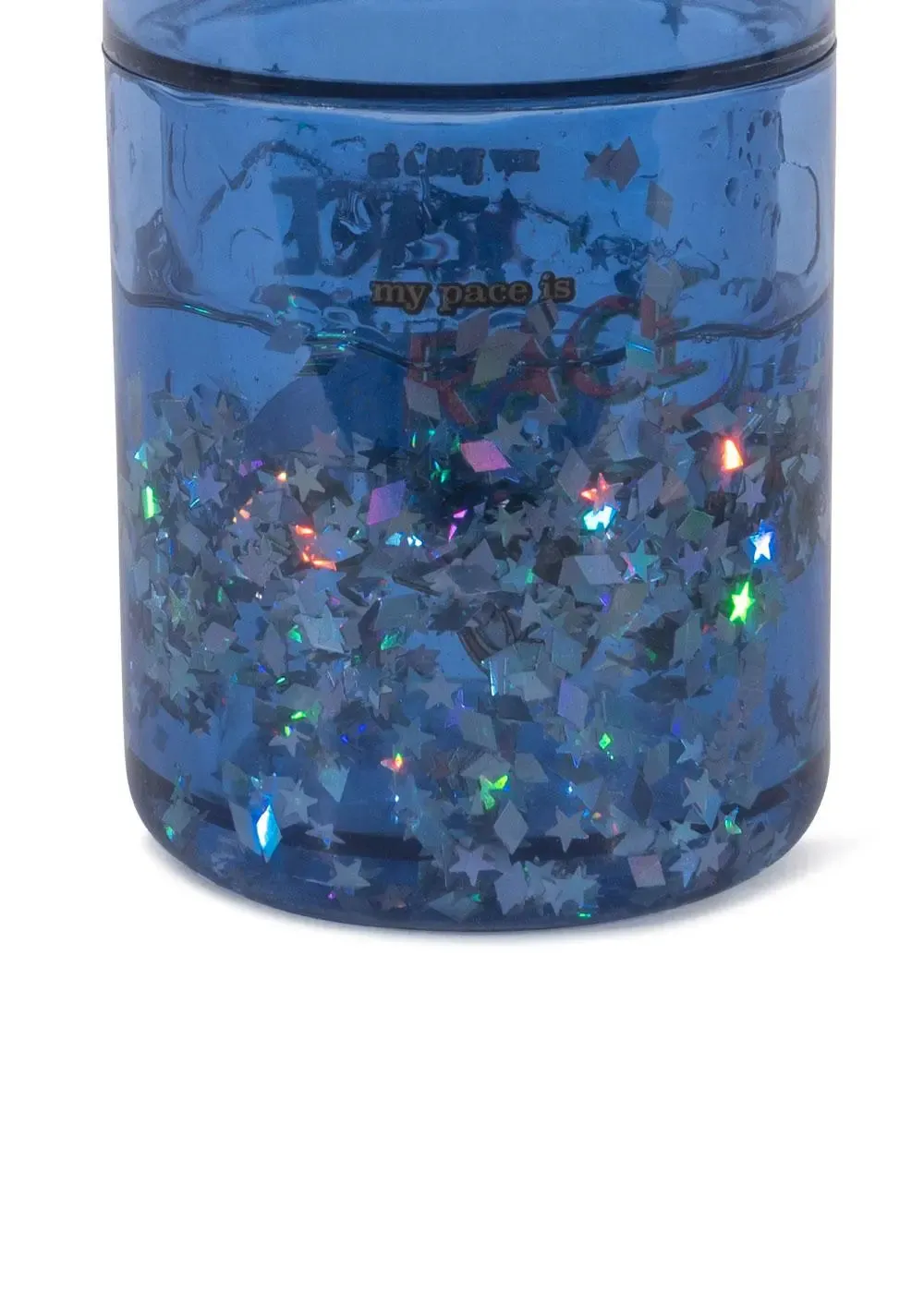 4 pack Glitter cups - Blue Mix