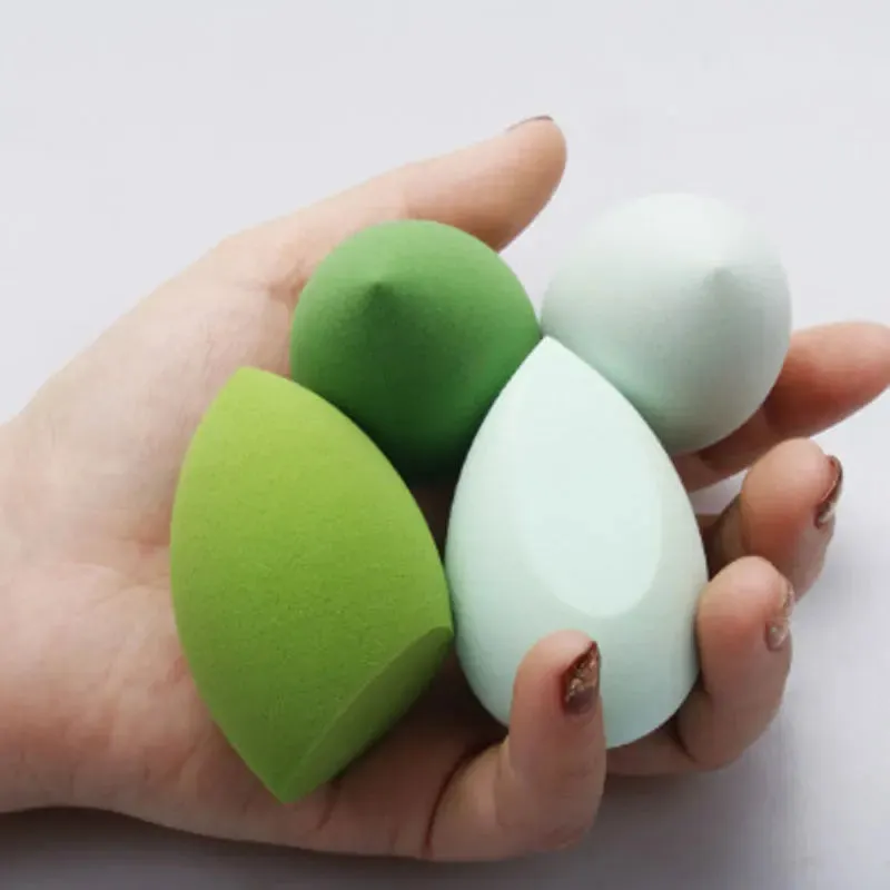 4Pcs Bag Fashion Makeup Blender Puff Beauty Tool Set