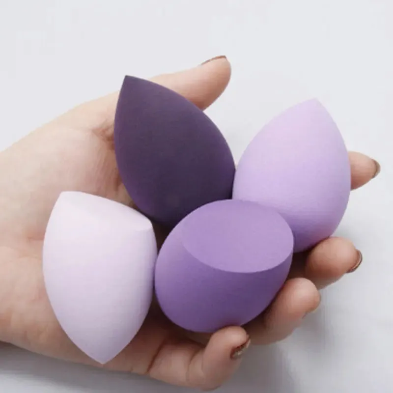 4Pcs Bag Fashion Makeup Blender Puff Beauty Tool Set