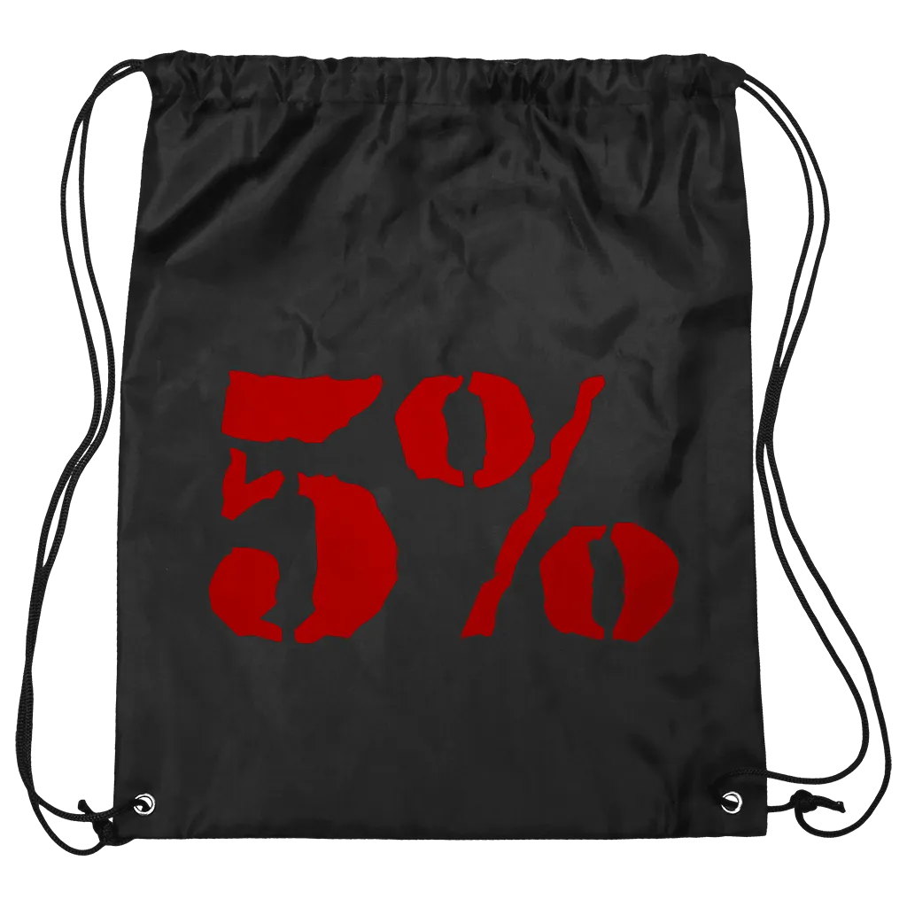 5% Drawstring Bag