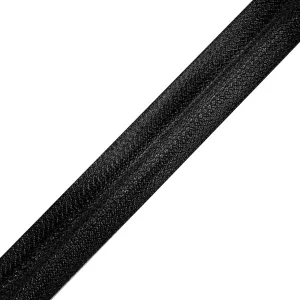 #5 Waterproof Aquaguard Coil Zipper Glossy Finish - Black (By the Yard)