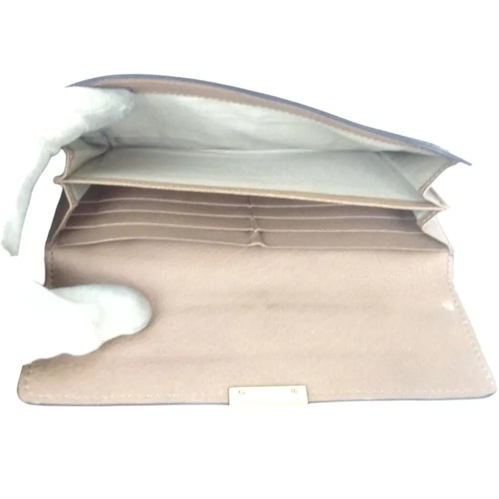 909158AE (S2) Chloe Wallet Long Brown Leather