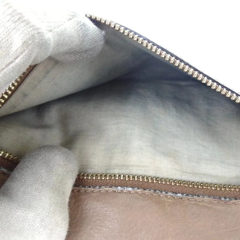 909158AE (S2) Chloe Wallet Long Brown Leather