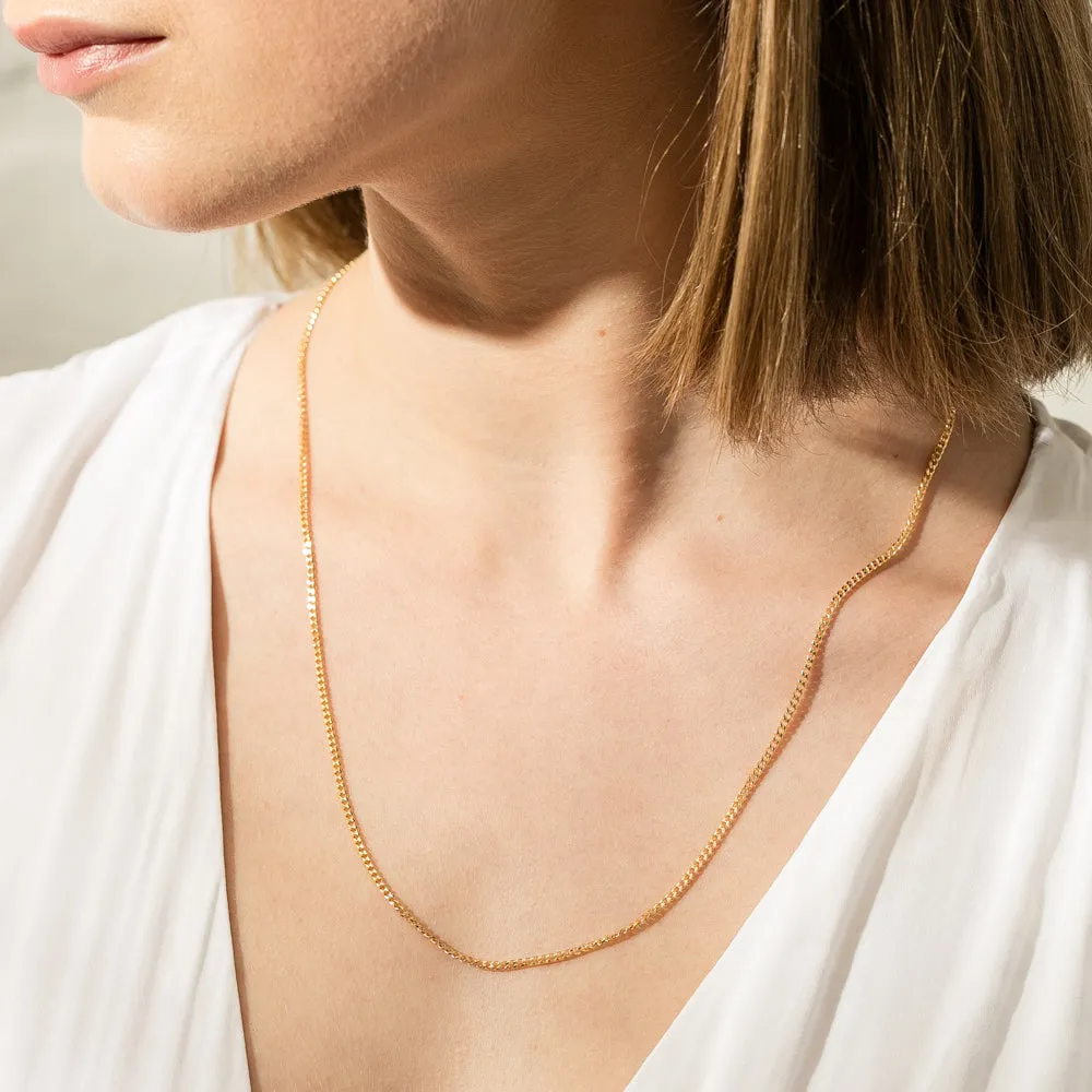 9ct Yellow Gold Curb Chain