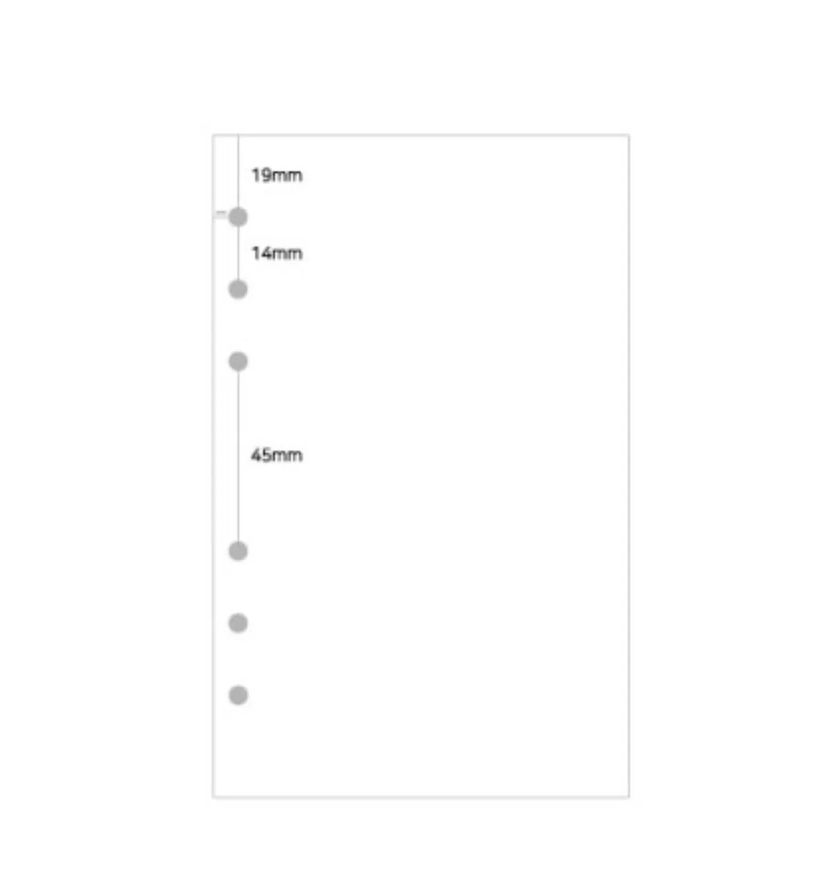 A6 Shining Star Paper Refill