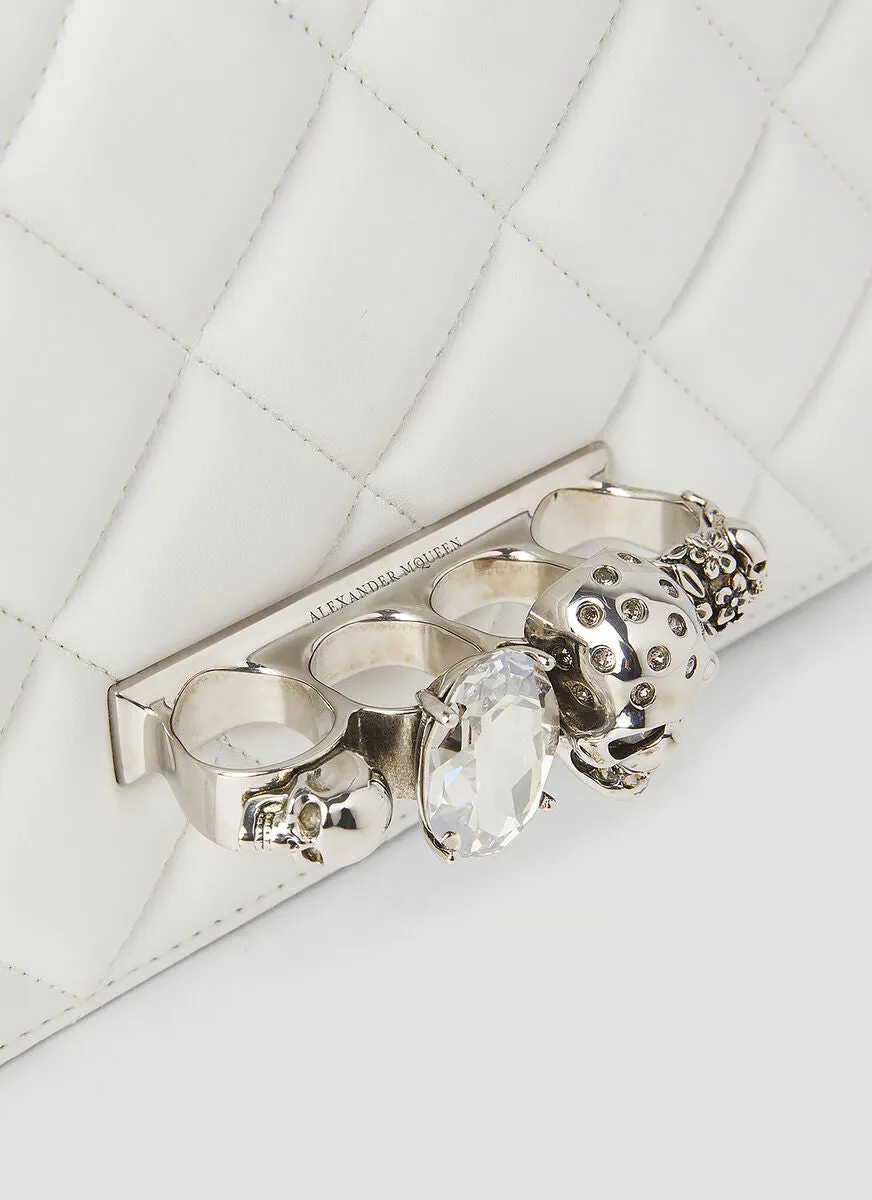 Alexander McQueen Jewelled Quilted Shoulder Bag