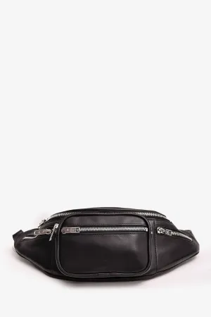 Alexander Wang Black Leather Attica Belt Bag