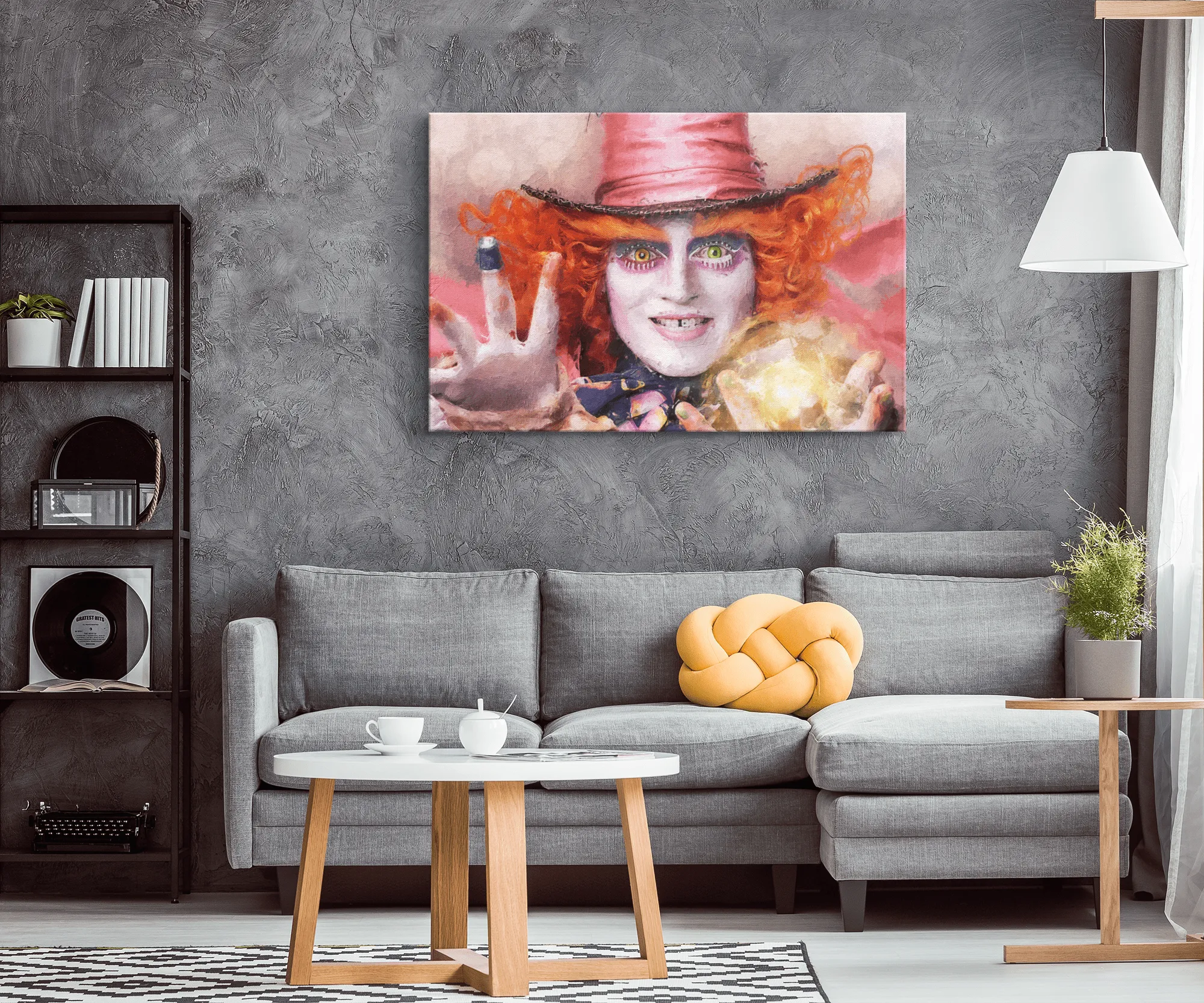 Alice In Wonderland Mad Hat Art Piece