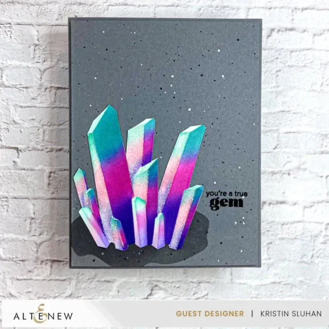 Altenew Shining Crystals 3D Embossing Folder*