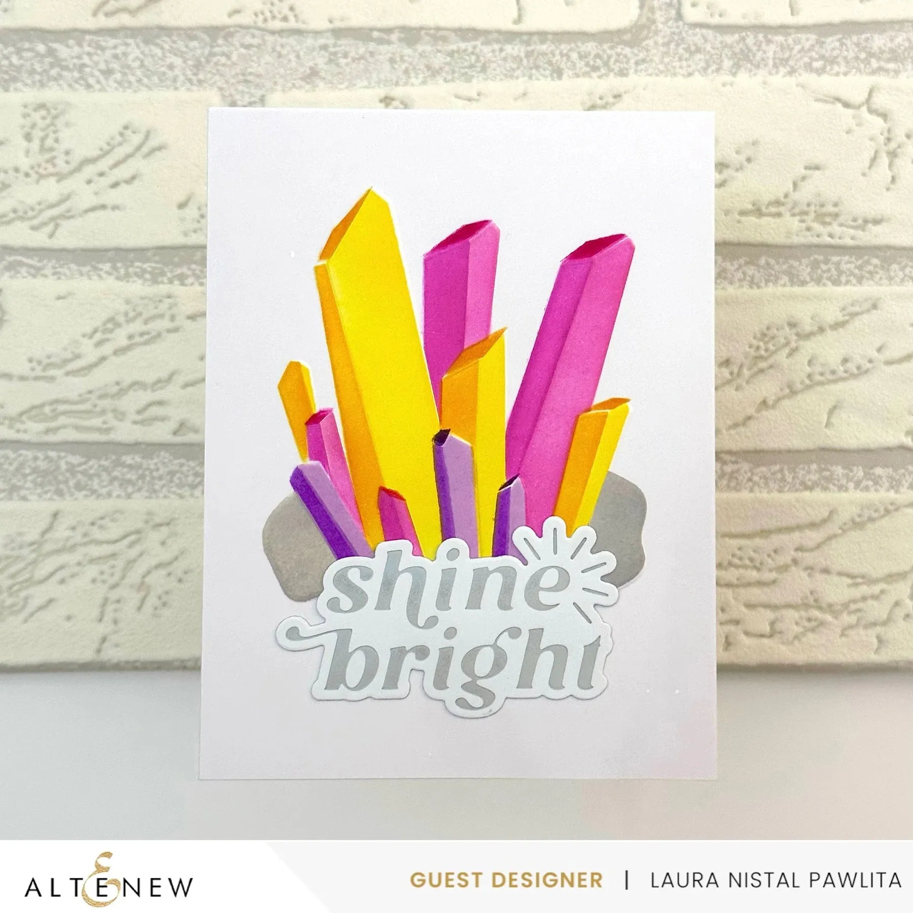 Altenew Shining Crystals 3D Embossing Folder*