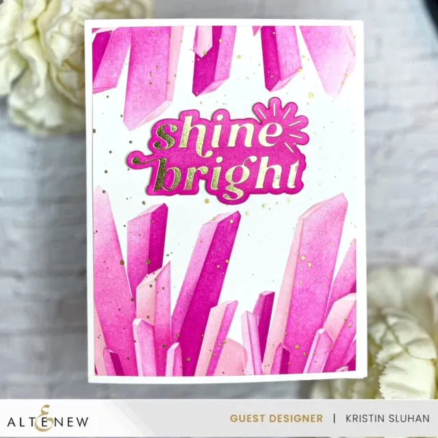 Altenew Shining Crystals 3D Embossing Folder*