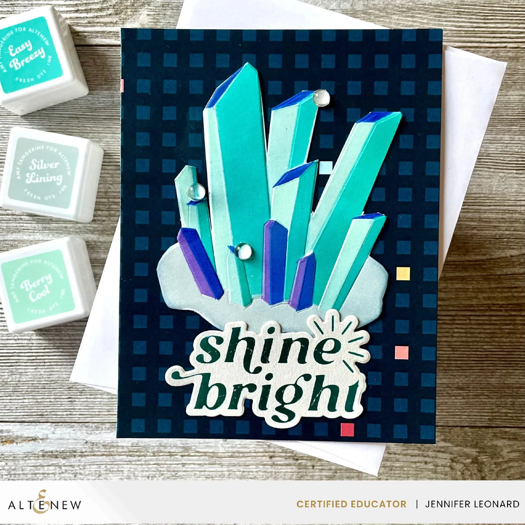 Altenew Shining Crystals 3D Embossing Folder*