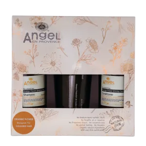 Angel En Provence Orange Flower Shining Colour Trio with Orange Flower Hair Mask Gift Pack