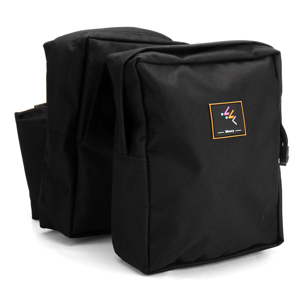 ATV Fuel Tank Saddlebags Quad Bike Motorcycle Saddle Bag Snowmobile Pocket Storage Black