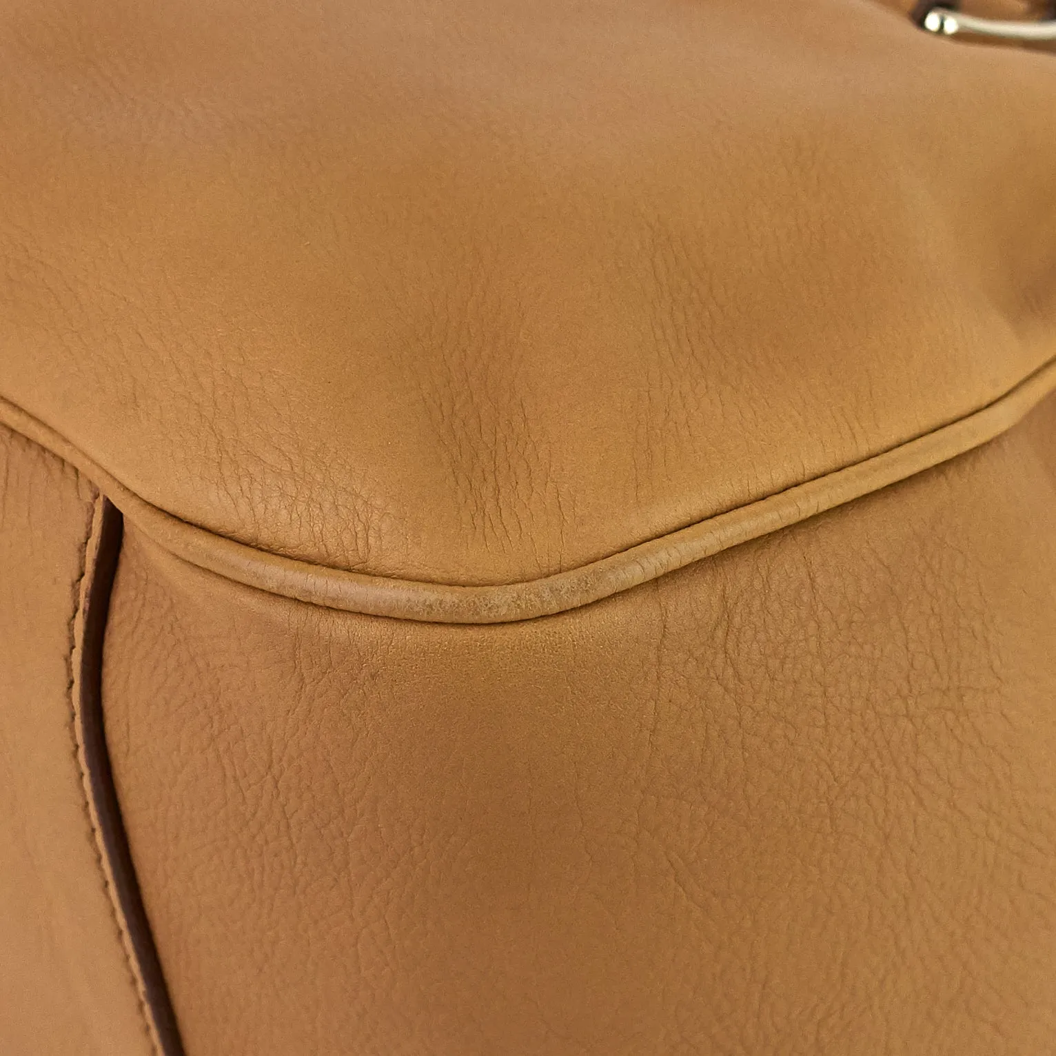 Ball Lock Leather  Bag