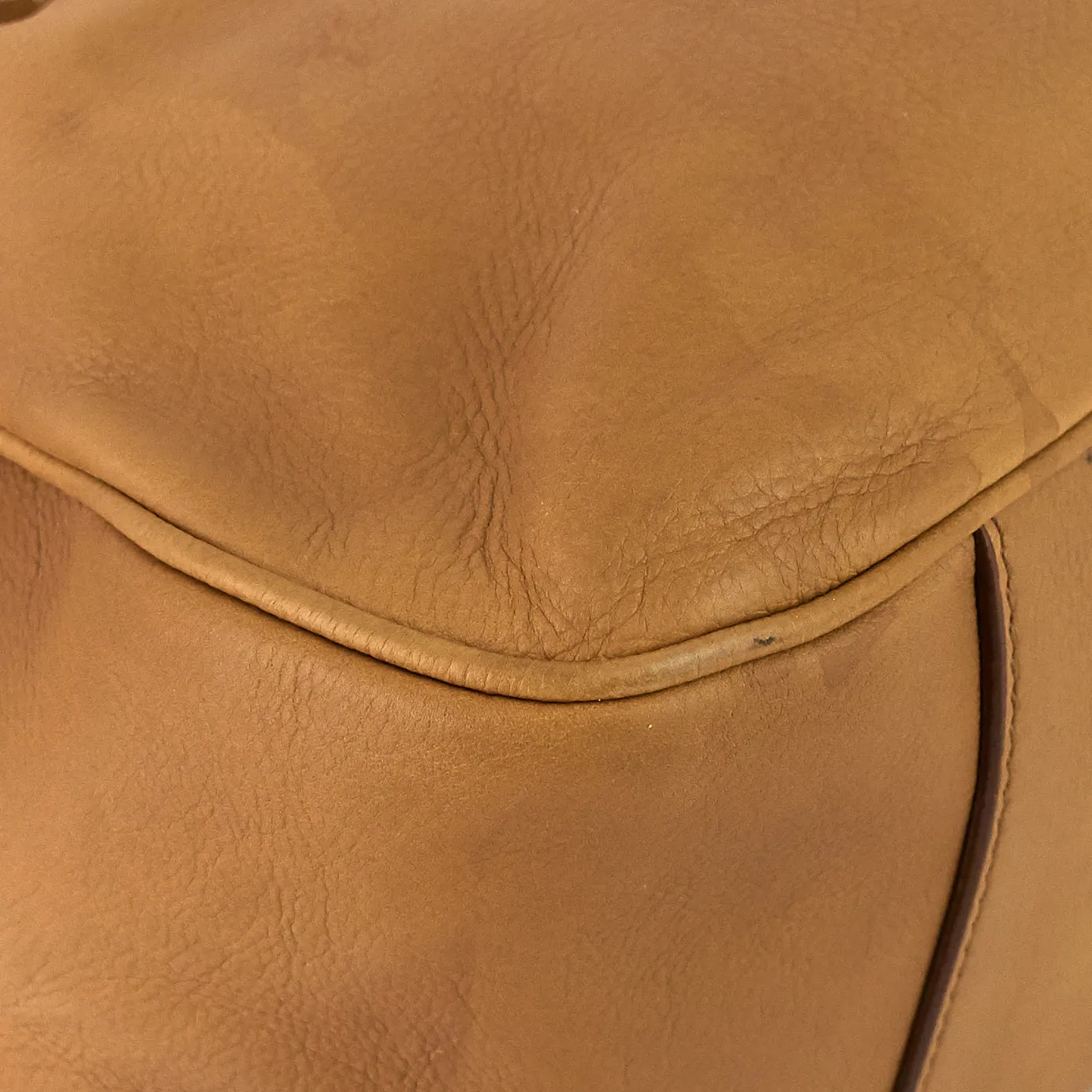 Ball Lock Leather  Bag