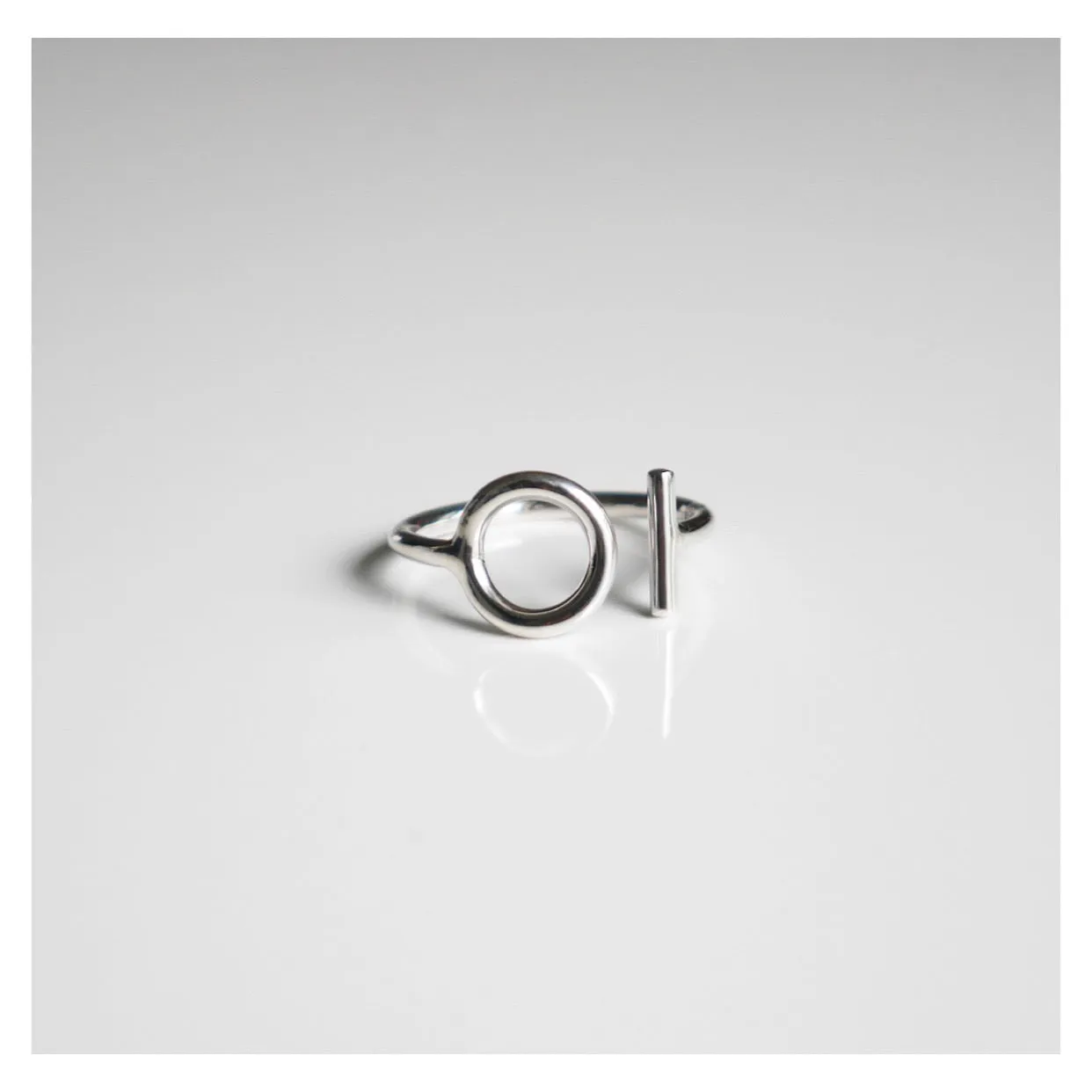 Bar & O Adjustable Ring 925 Sterling Silver Hypoallergenic Nickel Free Luxury Statement Rings