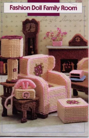 Barbie Family Room Furniture Fashion Doll Plastic Canvas Pattern Annie's Attic