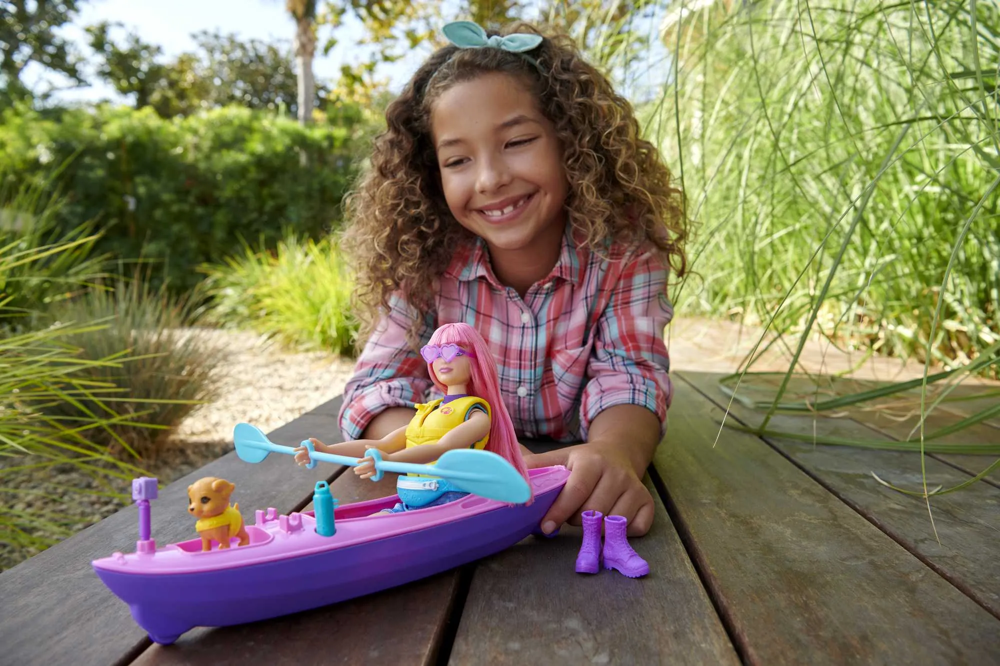 Barbie It Takes Two Daisy Camping Doll With Pet, Kayak & Accessories, 3 To 7 Year Olds