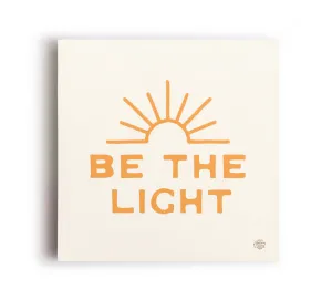 Be The Light Canvas Print "Creme"