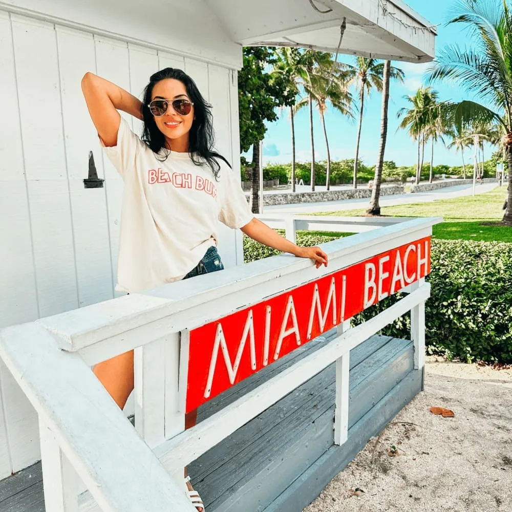 Beach Bum Tee - Ivory