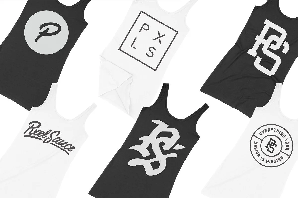 Bella   Canvas 1080 Women's Rib Tank Mockups