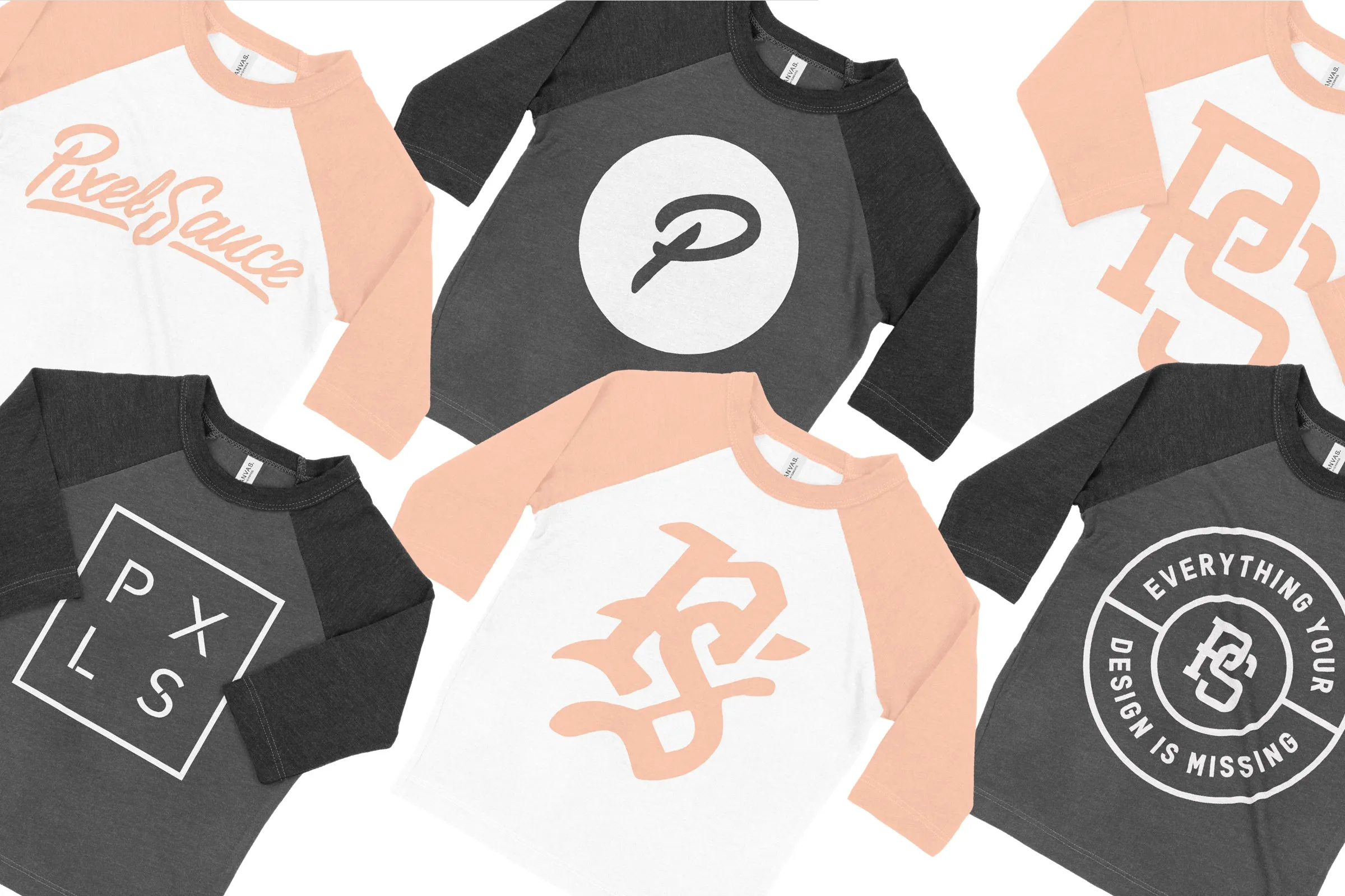 Bella   Canvas 3200T Toddler Raglan Mockups