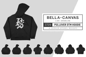 Bella   Canvas 3729 Pullover Hoodie Mockups
