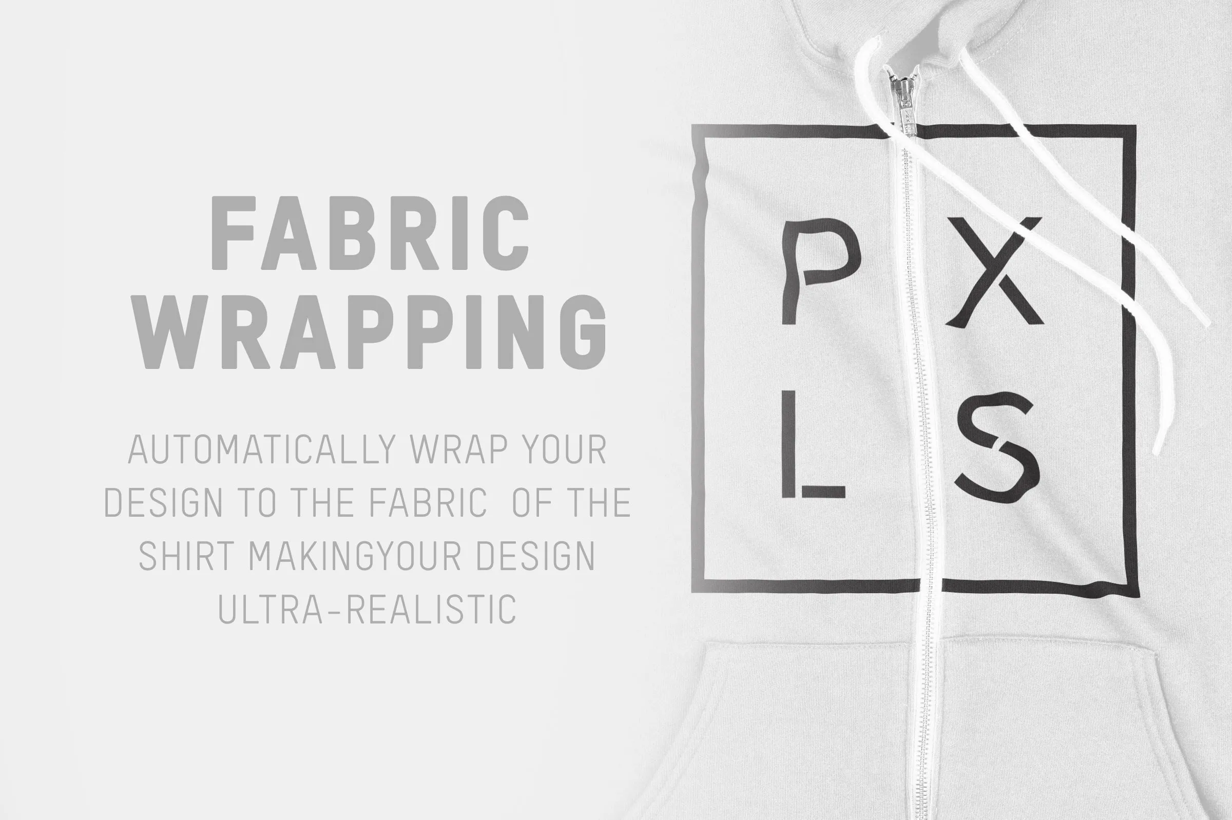 Bella   Canvas 3739 Zip-Up Hoodie Mockups