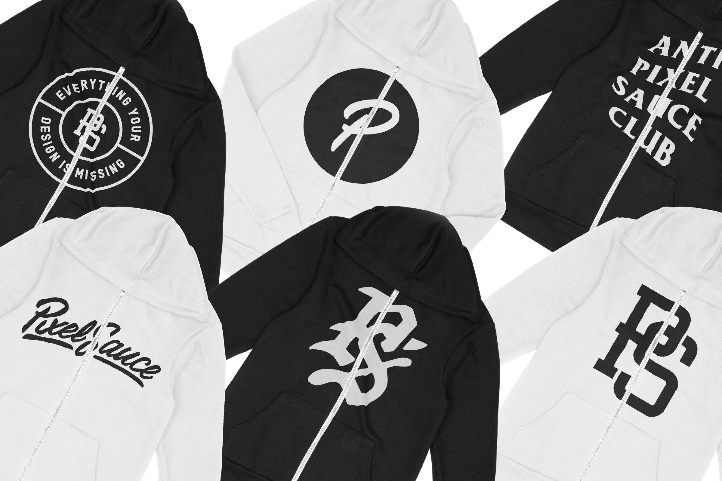 Bella   Canvas 3909 Full Zip Hoodie Mockups