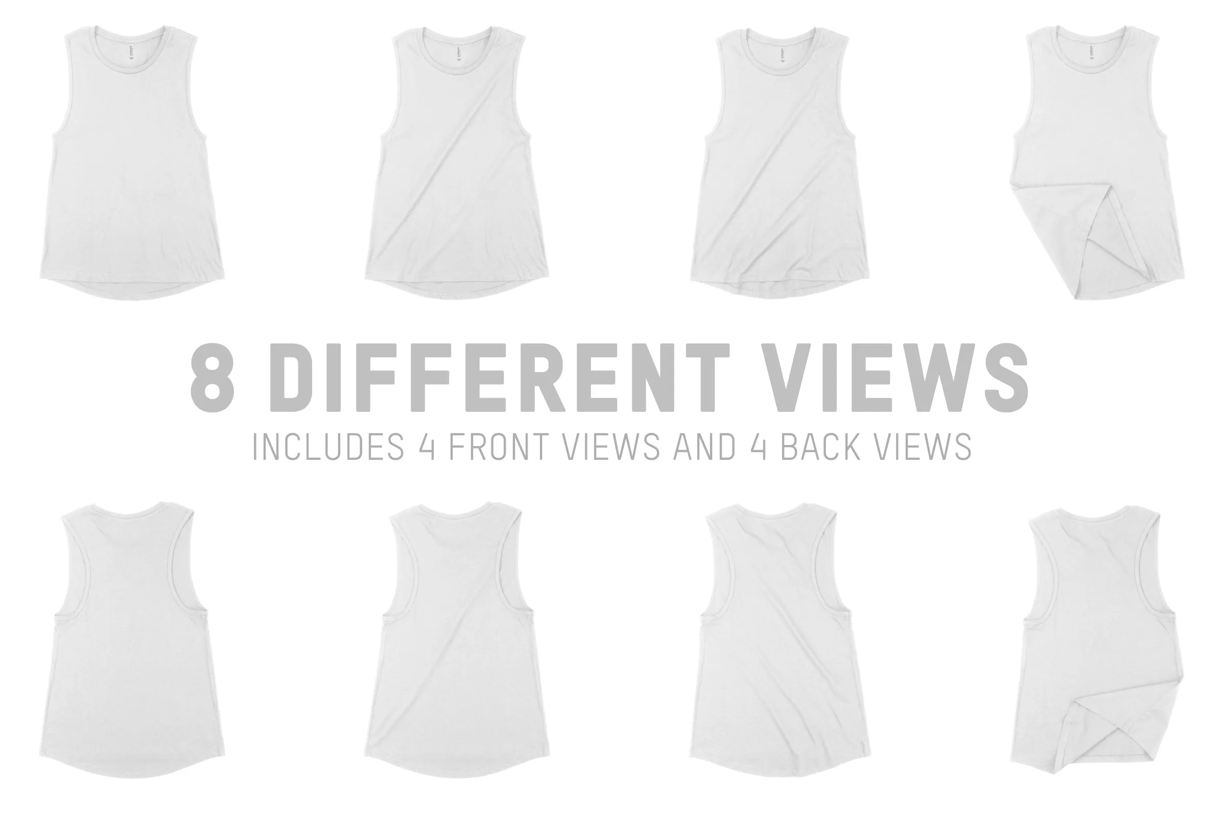 Bella   Canvas 6003 Muscle Tank Mocks Mockups