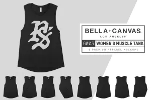 Bella   Canvas 6003 Muscle Tank Mocks Mockups