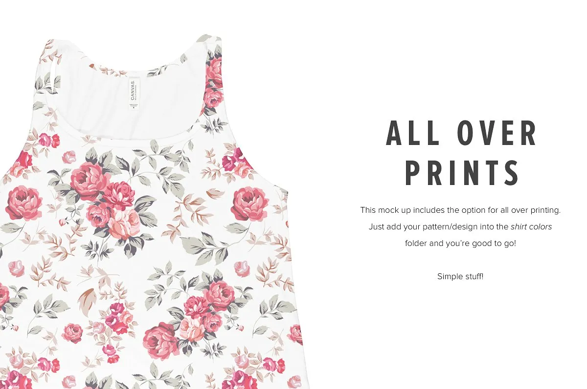 Bella   Canvas 6488 Women's Tank Mockups