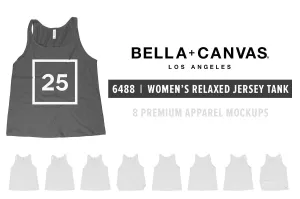 Bella   Canvas 6488 Women's Tank Mockups