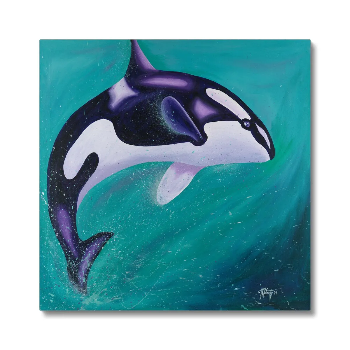 Big Splash Canvas Print