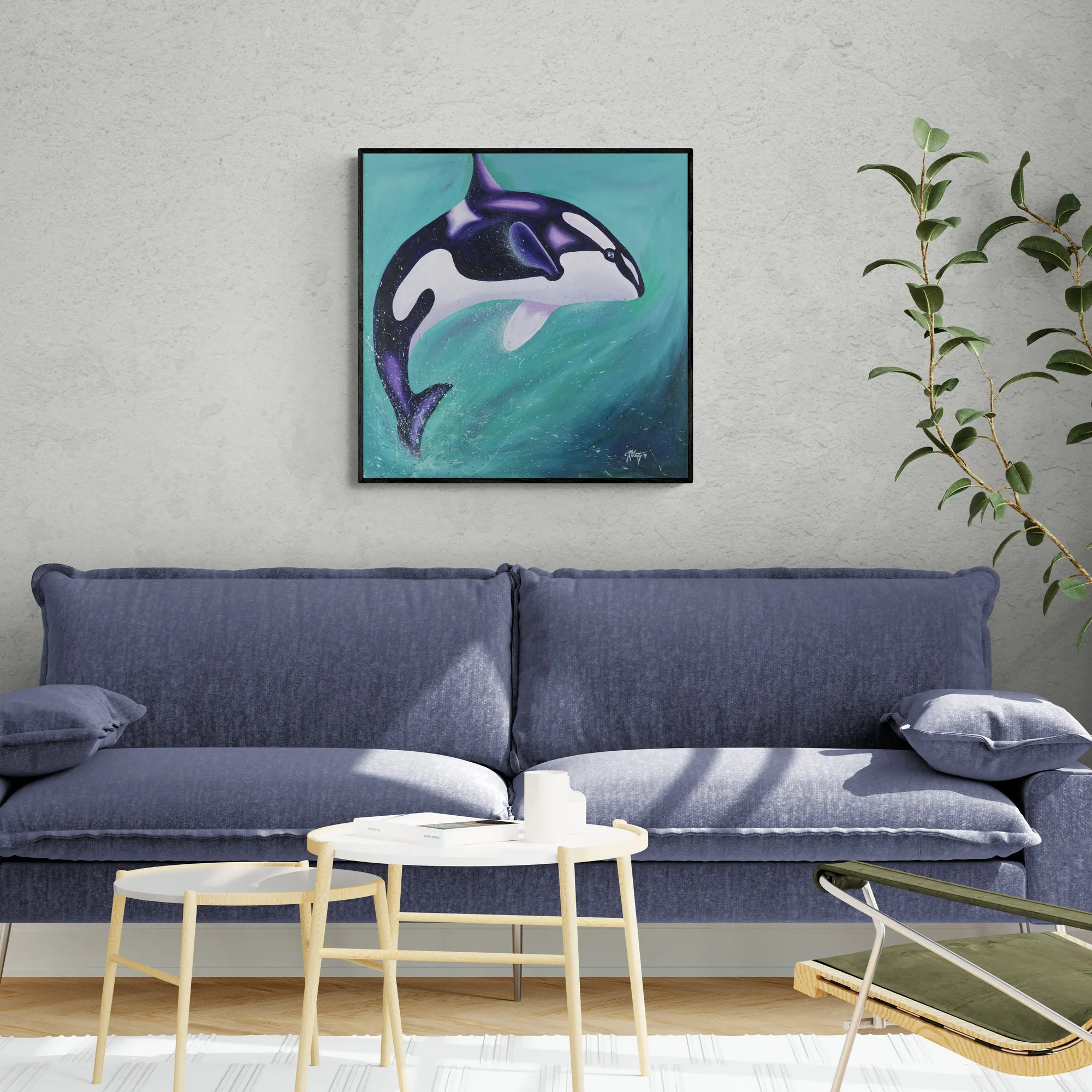 Big Splash Canvas Print