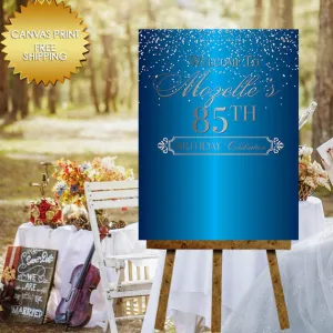 Birthday Guest Book welcome sign