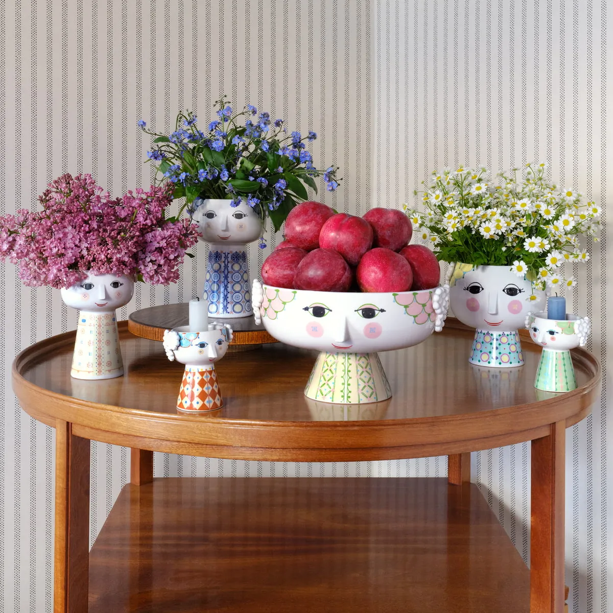 Bjørn Wiinblad Eva Small Vase, Lavender
